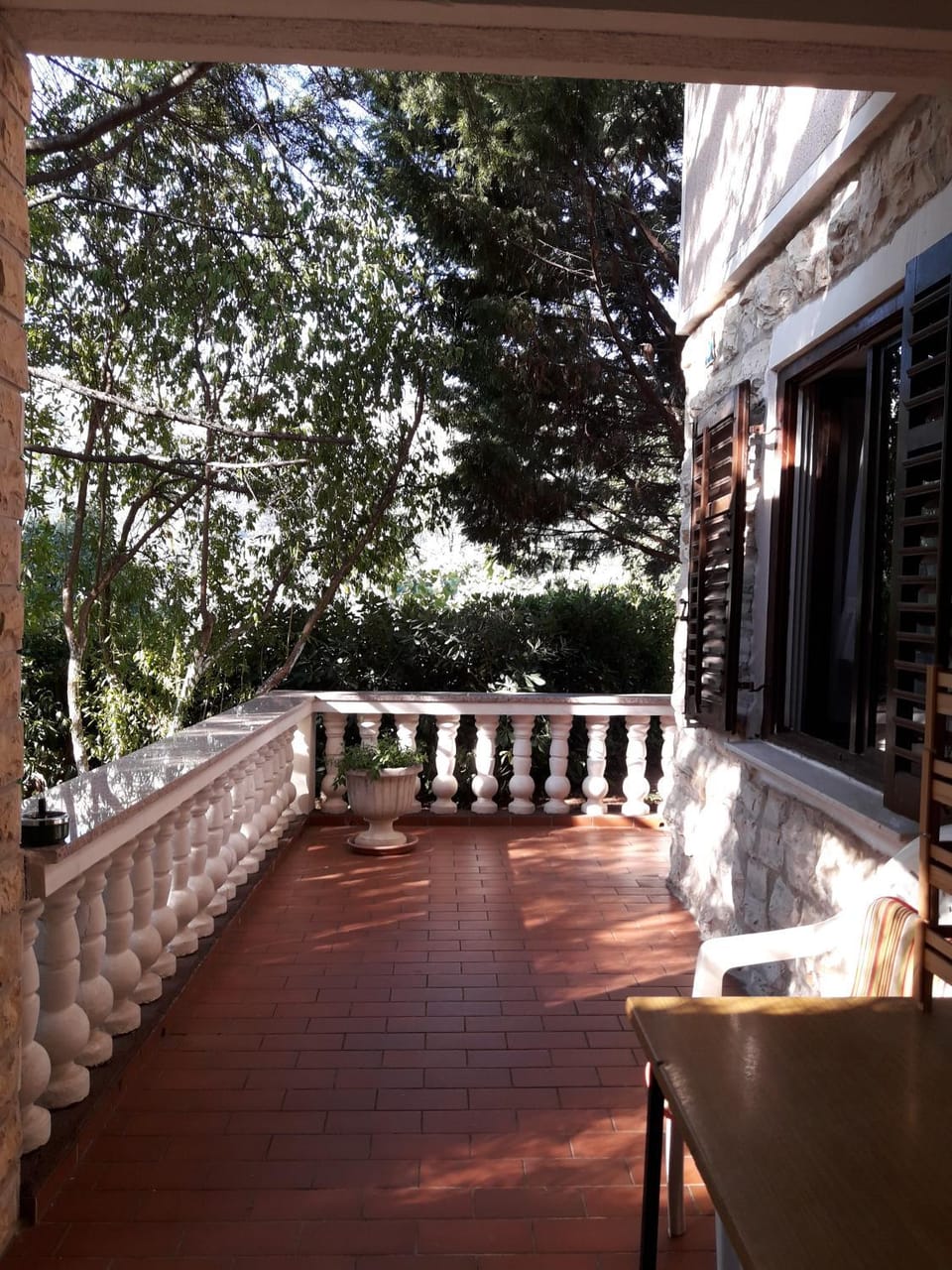 Property building, Patio, Day, Garden, Garden, View (from property/room), Balcony/Terrace, Balcony/Terrace, Garden view