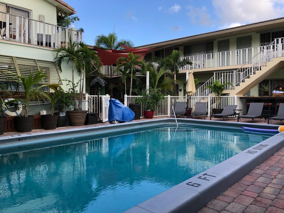 Patio, Day, Pool view, Swimming pool, sunbed