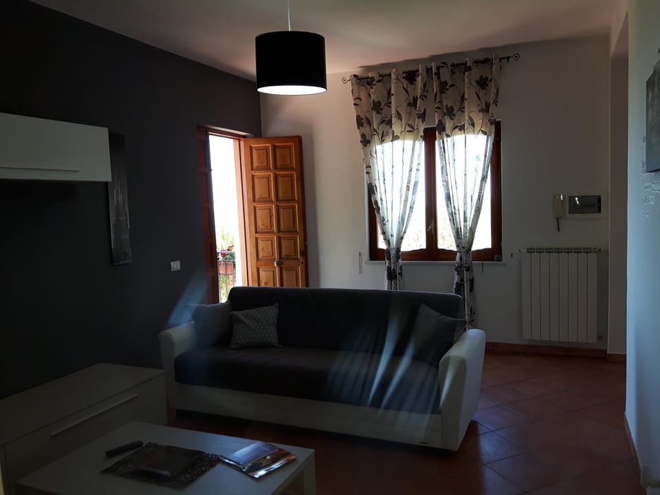 Living room, Garden view, Mountain view, Sea view