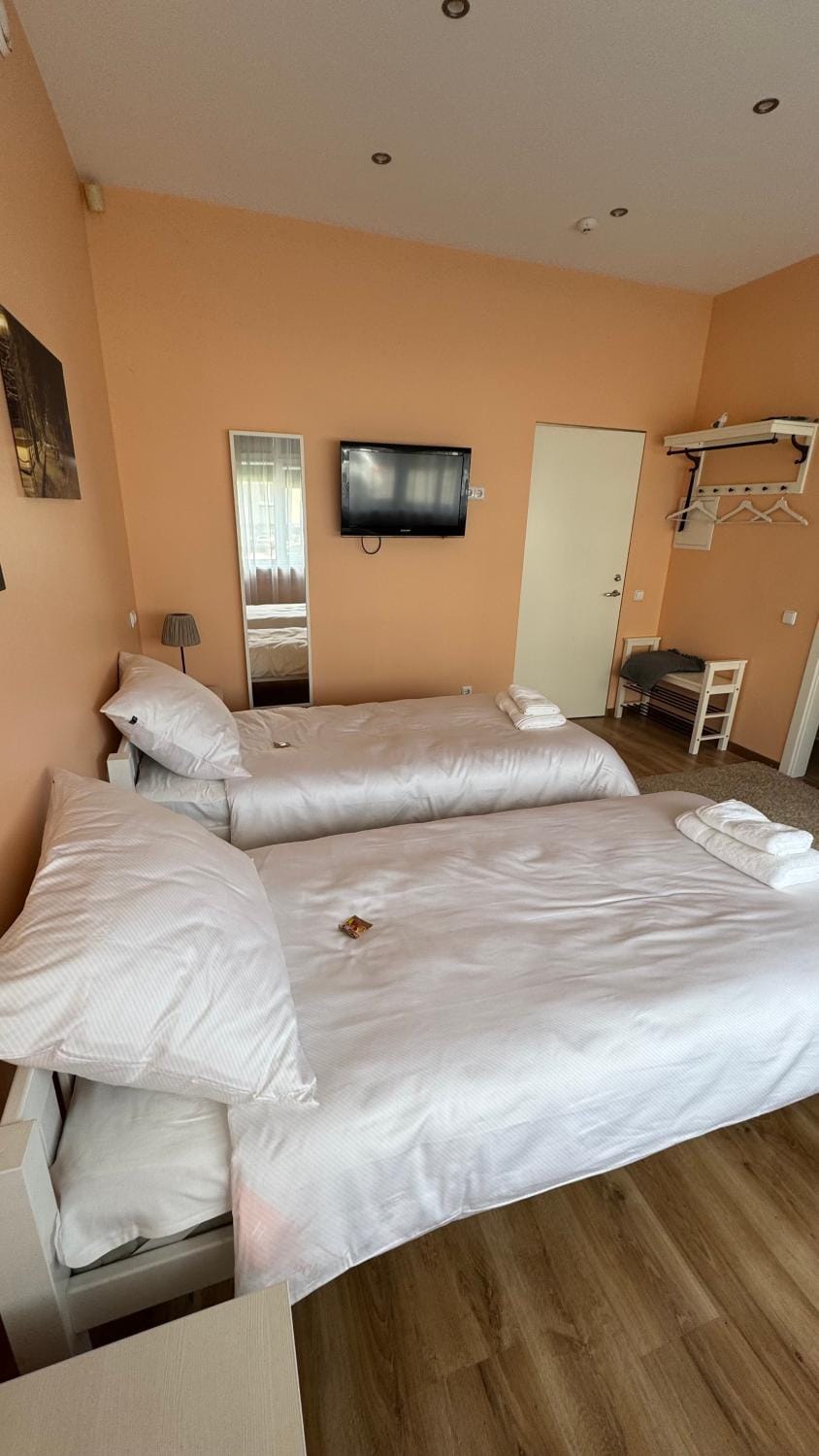 Bed, TV and multimedia, Photo of the whole room, Bedroom