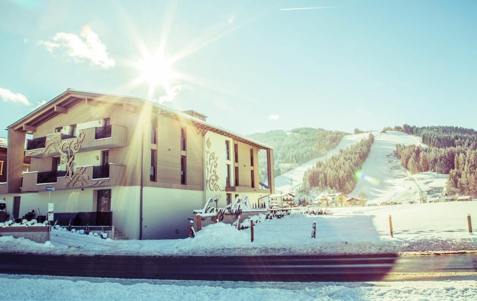 Property building, Natural landscape, Winter, Mountain view