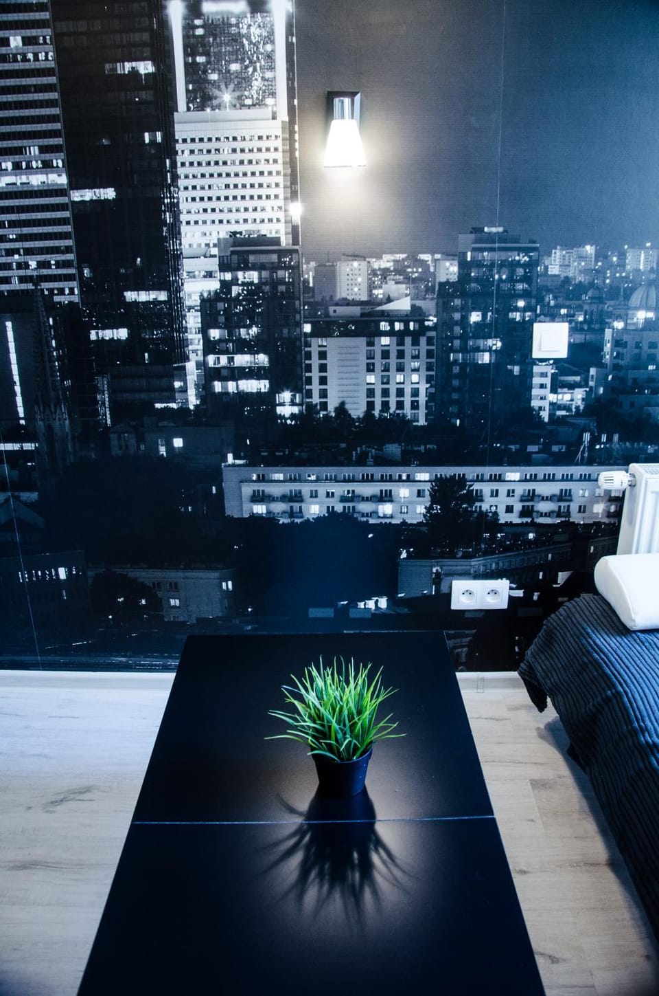 Bed, Living room, Photo of the whole room, Decorative detail, Seating area, On site