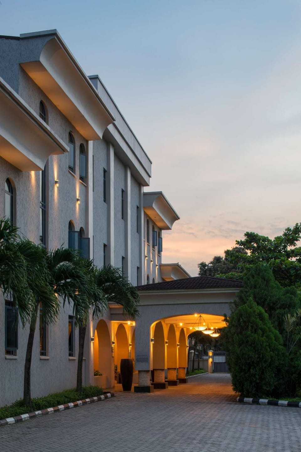 Property building, On site