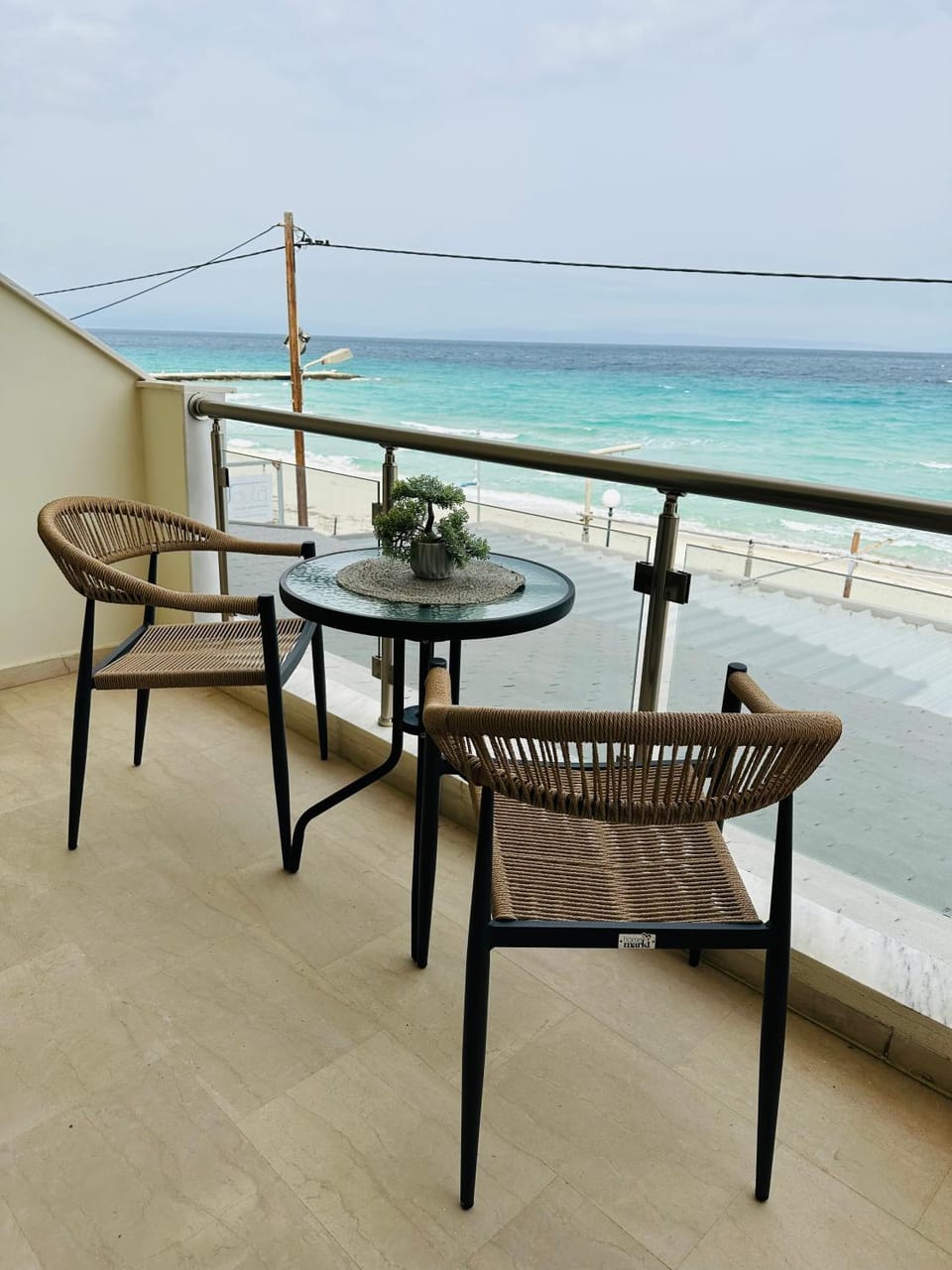 View (from property/room), Balcony/Terrace, Sea view