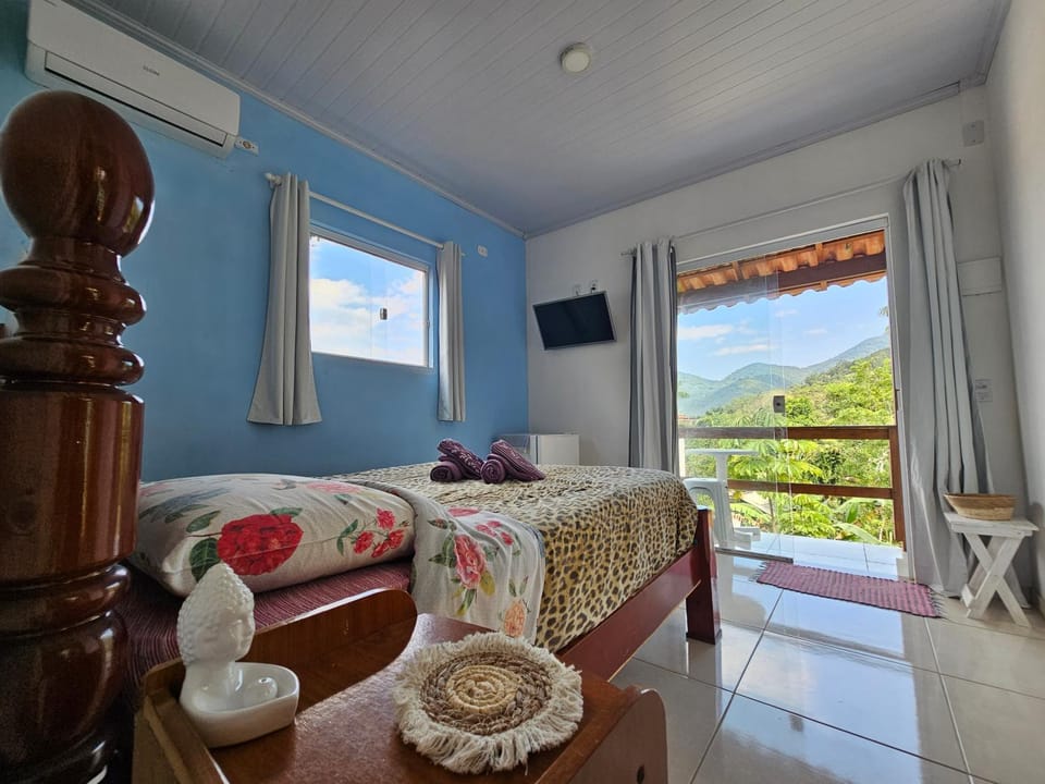 Natural landscape, View (from property/room), Balcony/Terrace, Bedroom, Sea view