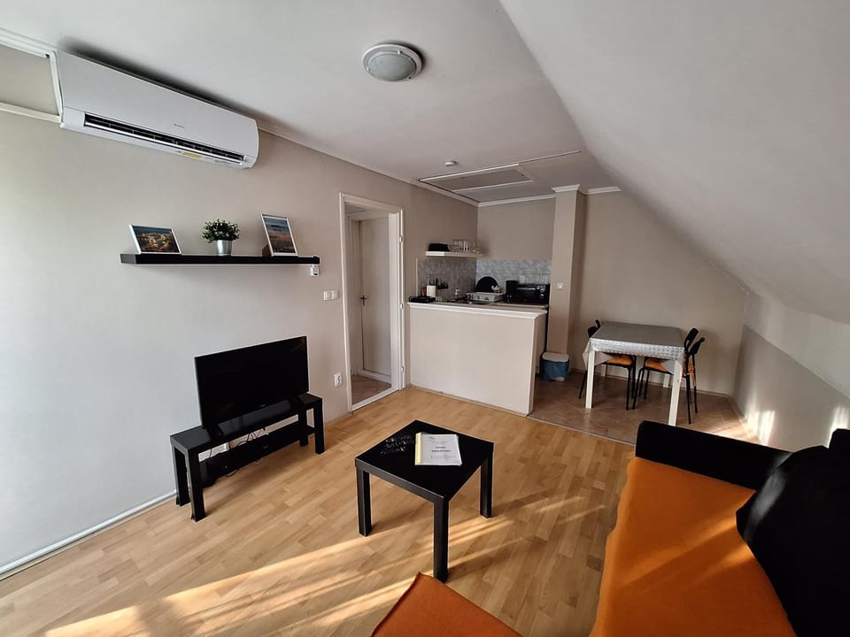 TV and multimedia, Kitchen or kitchenette, Living room, Dining area, air conditioner