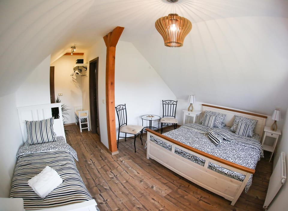 Property building, Seating area, Bedroom