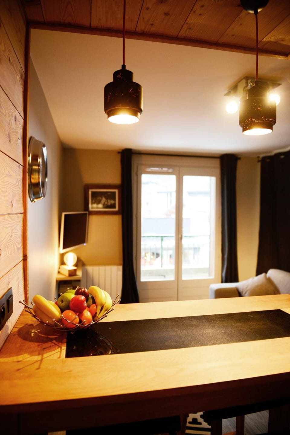 Library, Kitchen or kitchenette, Living room, Dining area