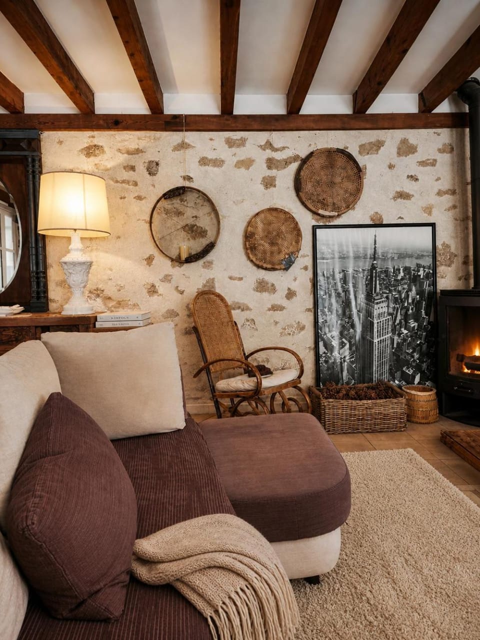 Communal lounge/ TV room, Living room, fireplace