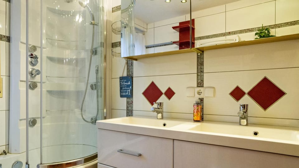 Bathroom, Living room