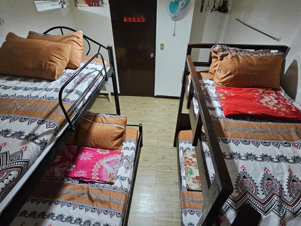 Photo of the whole room, bunk bed