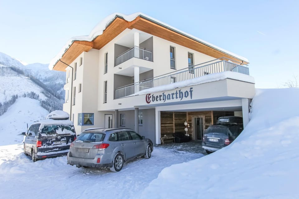 Facade/entrance, Winter, On site, Garden view, Mountain view