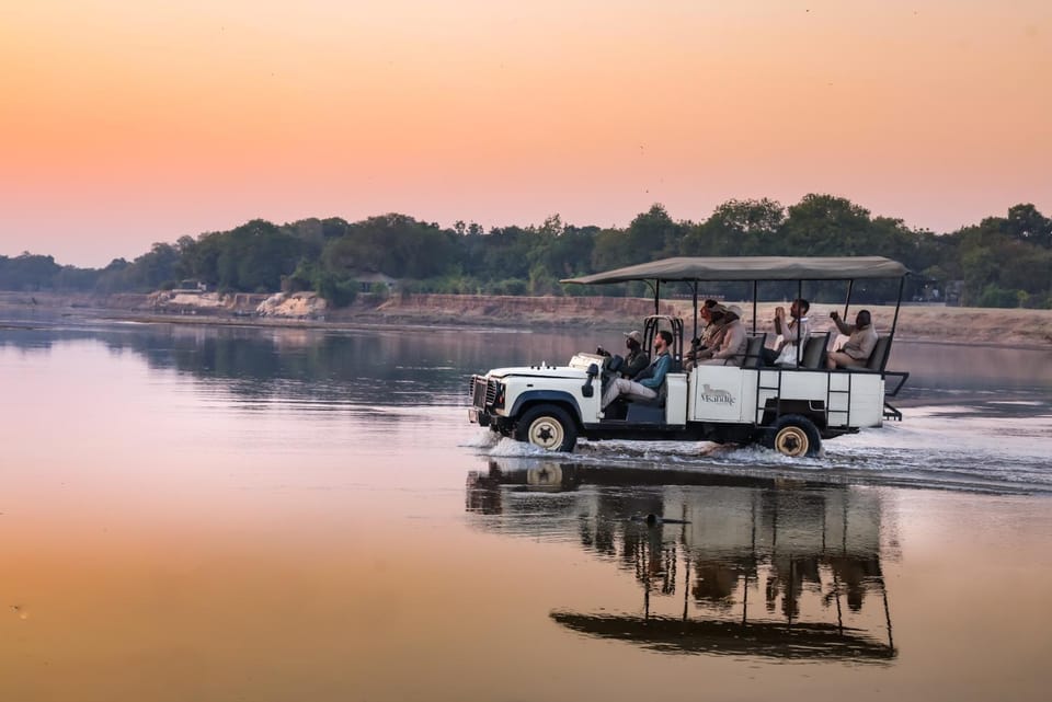 Nearby landmark, Natural landscape, River view, Sunset