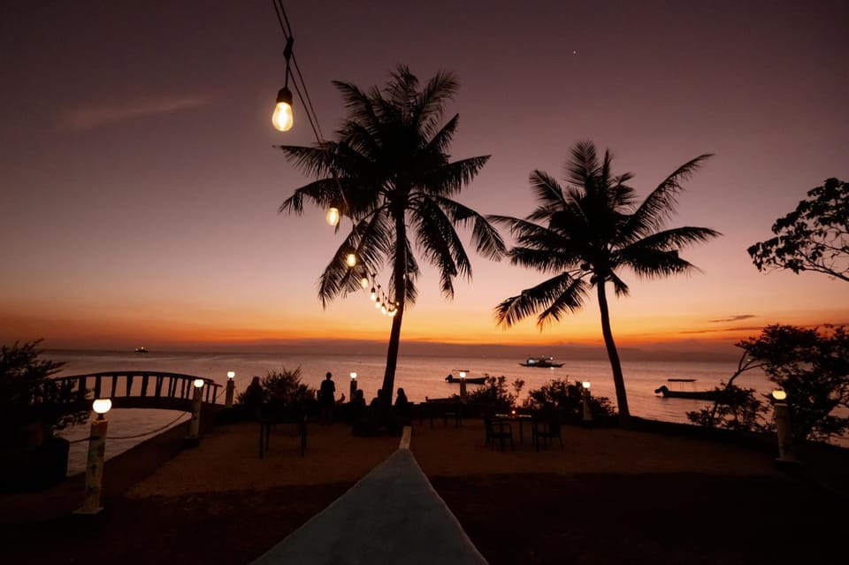 Lounge or bar, Sea view, Sunset
