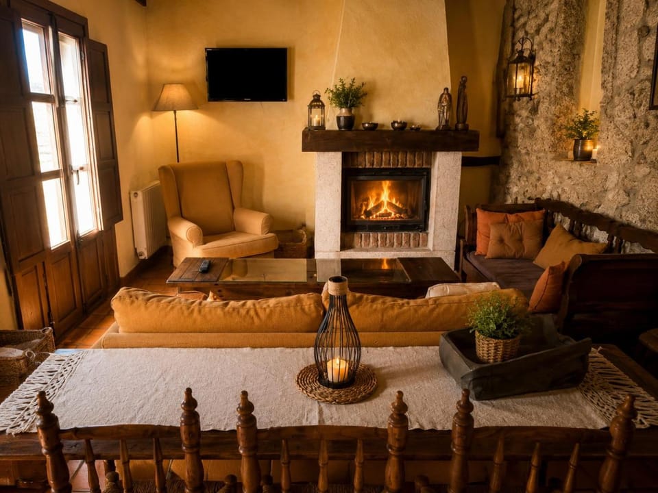 Communal lounge/ TV room, Living room, fireplace