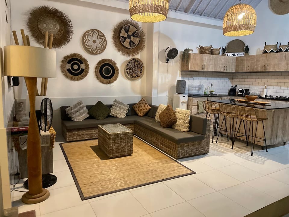 Kitchen or kitchenette, Living room, Dining area, stove