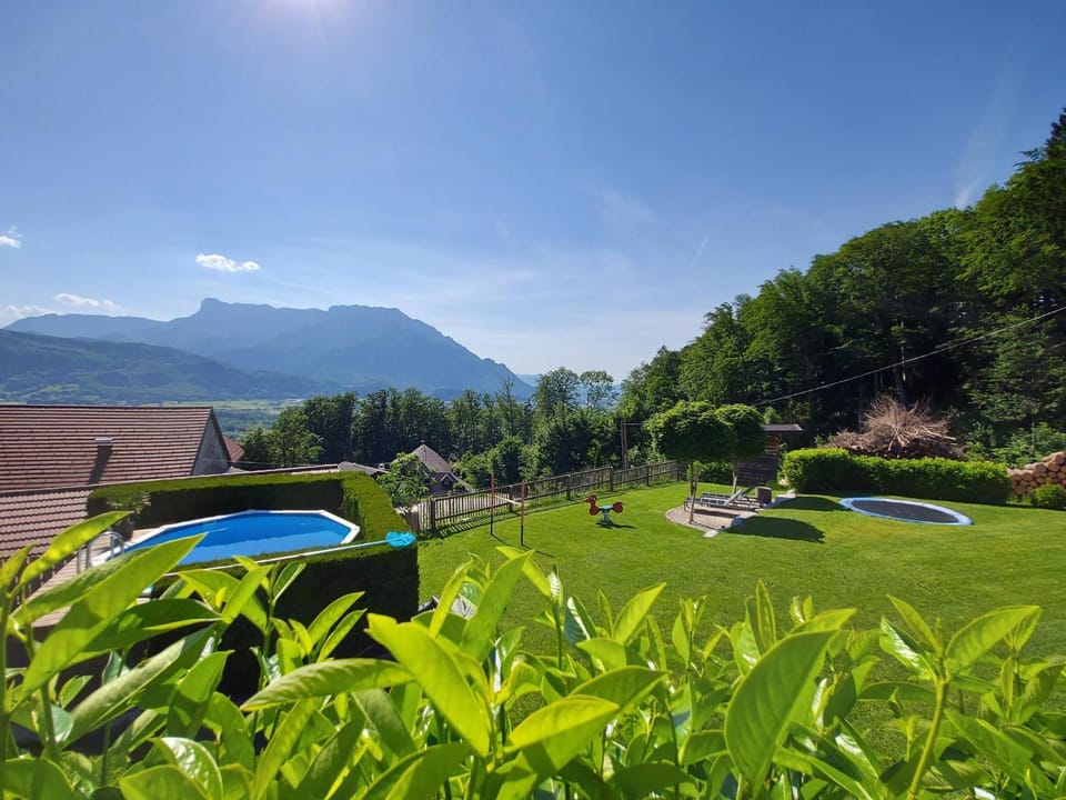 Garden, View (from property/room), Mountain view, Swimming pool