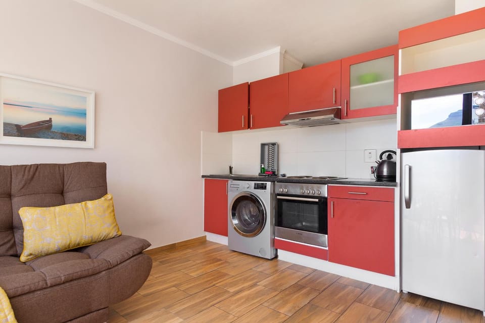 Living room, kitchen
