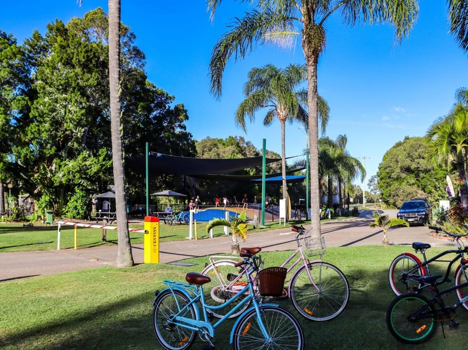 Children play ground, Cycling