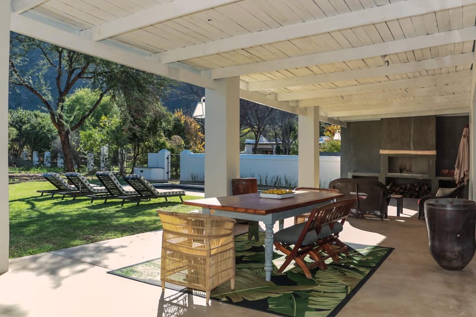 Patio, BBQ facilities, Swimming pool