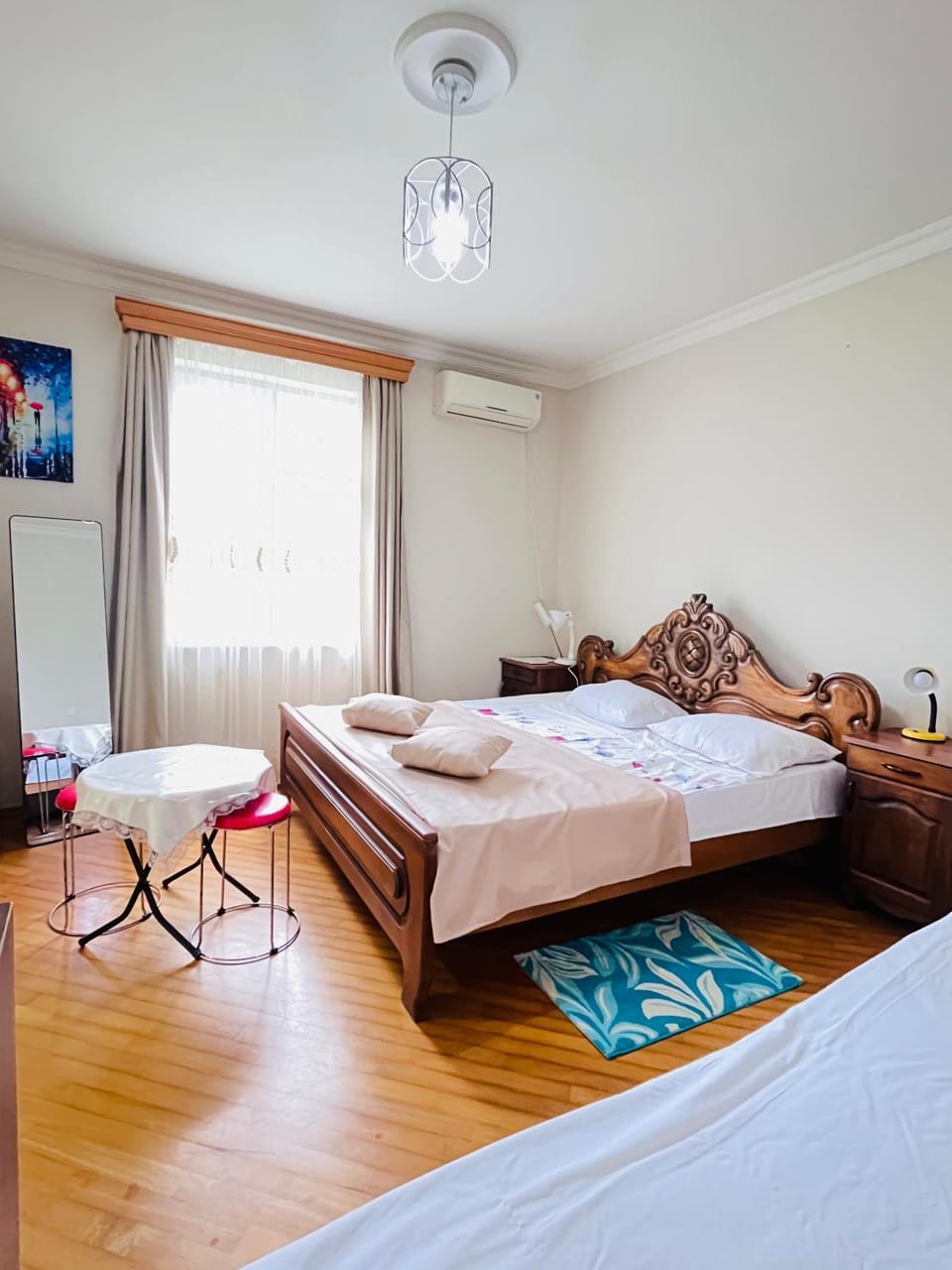 Bed, Bedroom, air conditioner