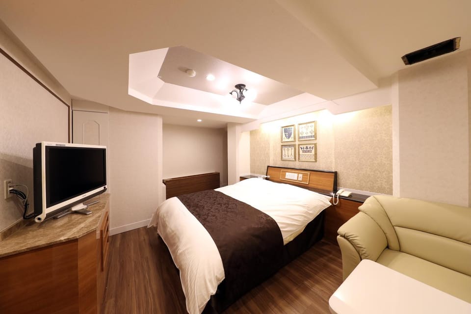 Bed, TV and multimedia, Photo of the whole room, Seating area