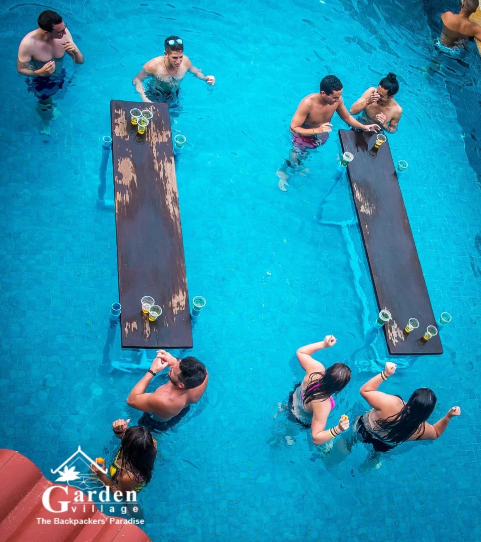 People, Pool view, Swimming pool