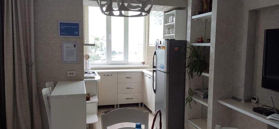 Kitchen or kitchenette, hair dresser, minibar