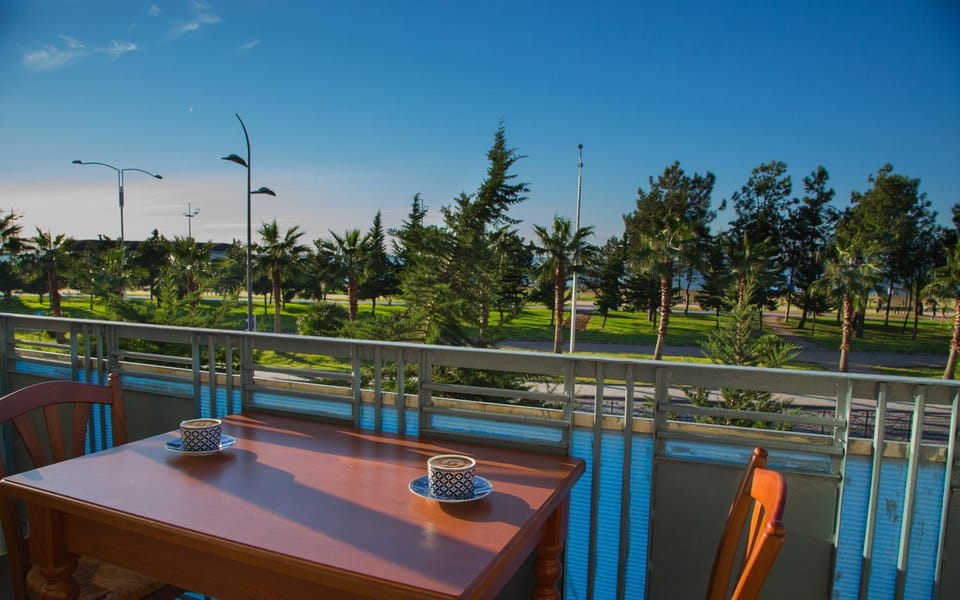View (from property/room), Balcony/Terrace, Garden view, Sea view
