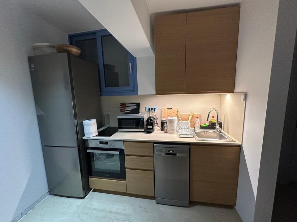 Big Blue New Apartment in Akti Koundourou