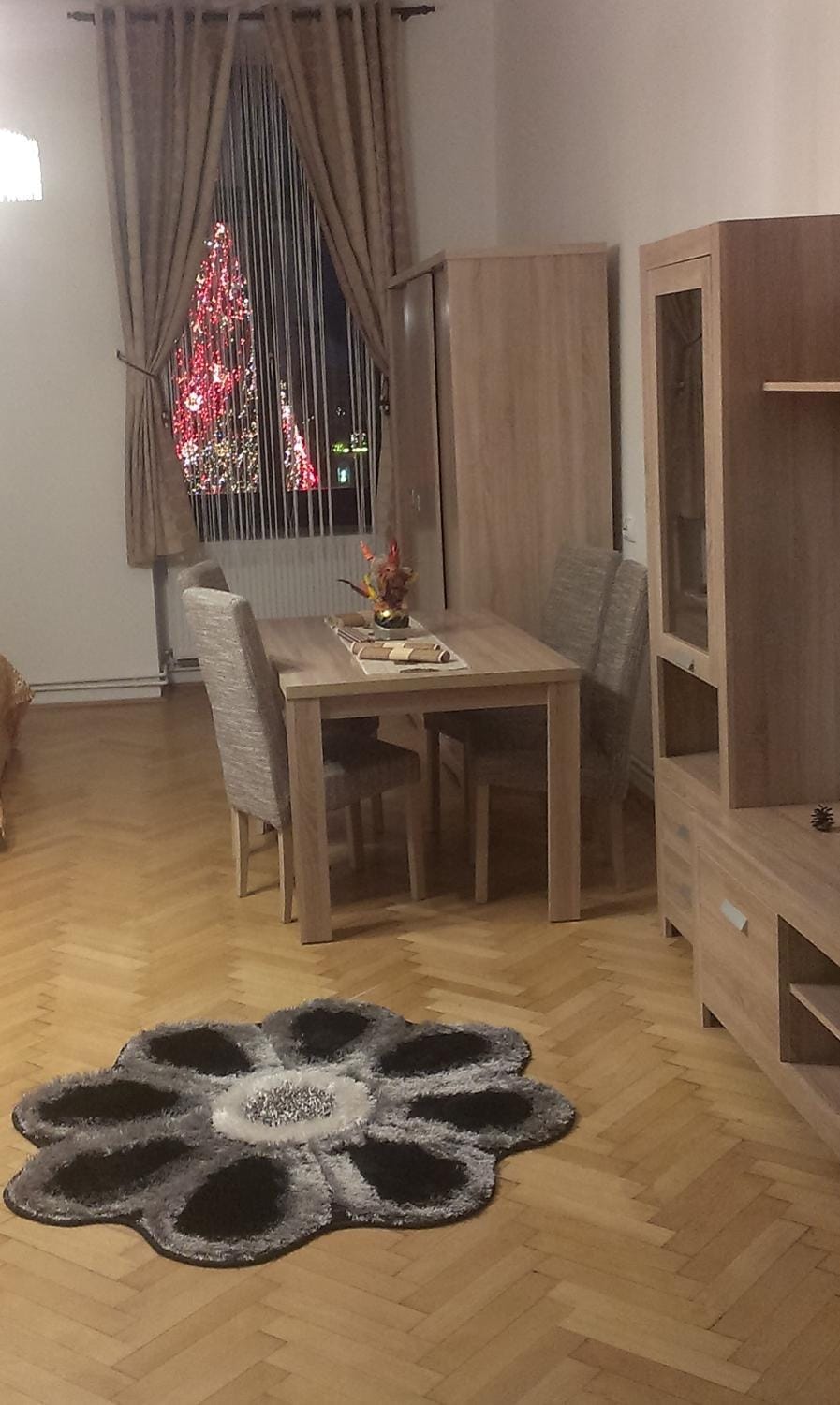 Winter, Living room, On site