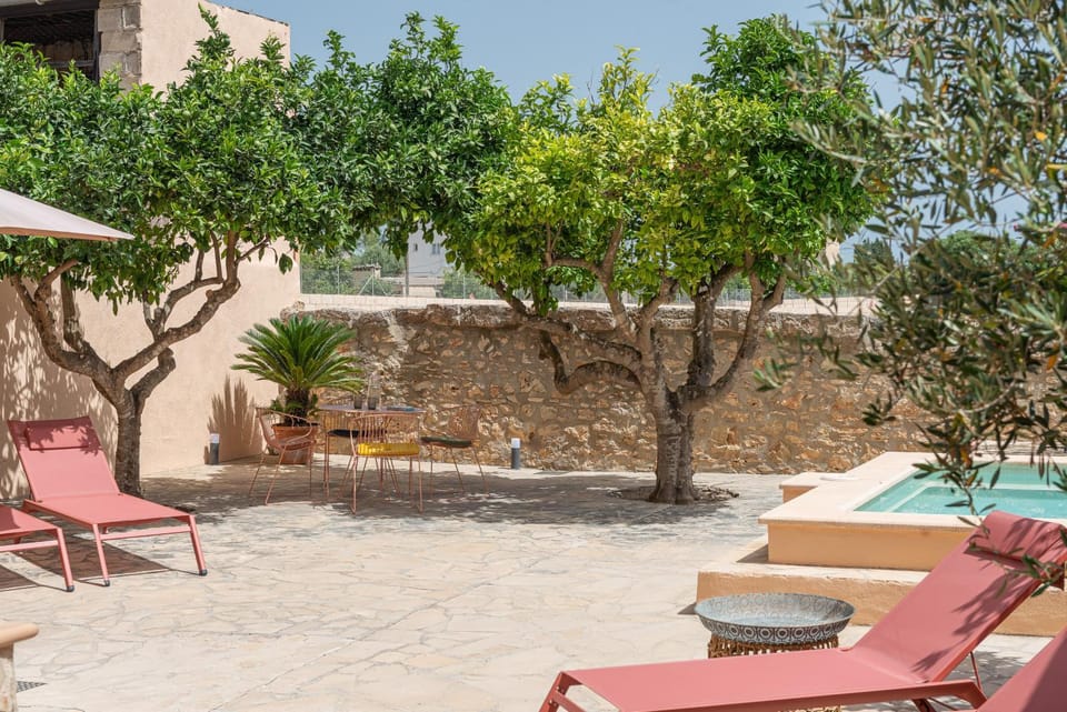 Patio, Swimming pool, sunbed