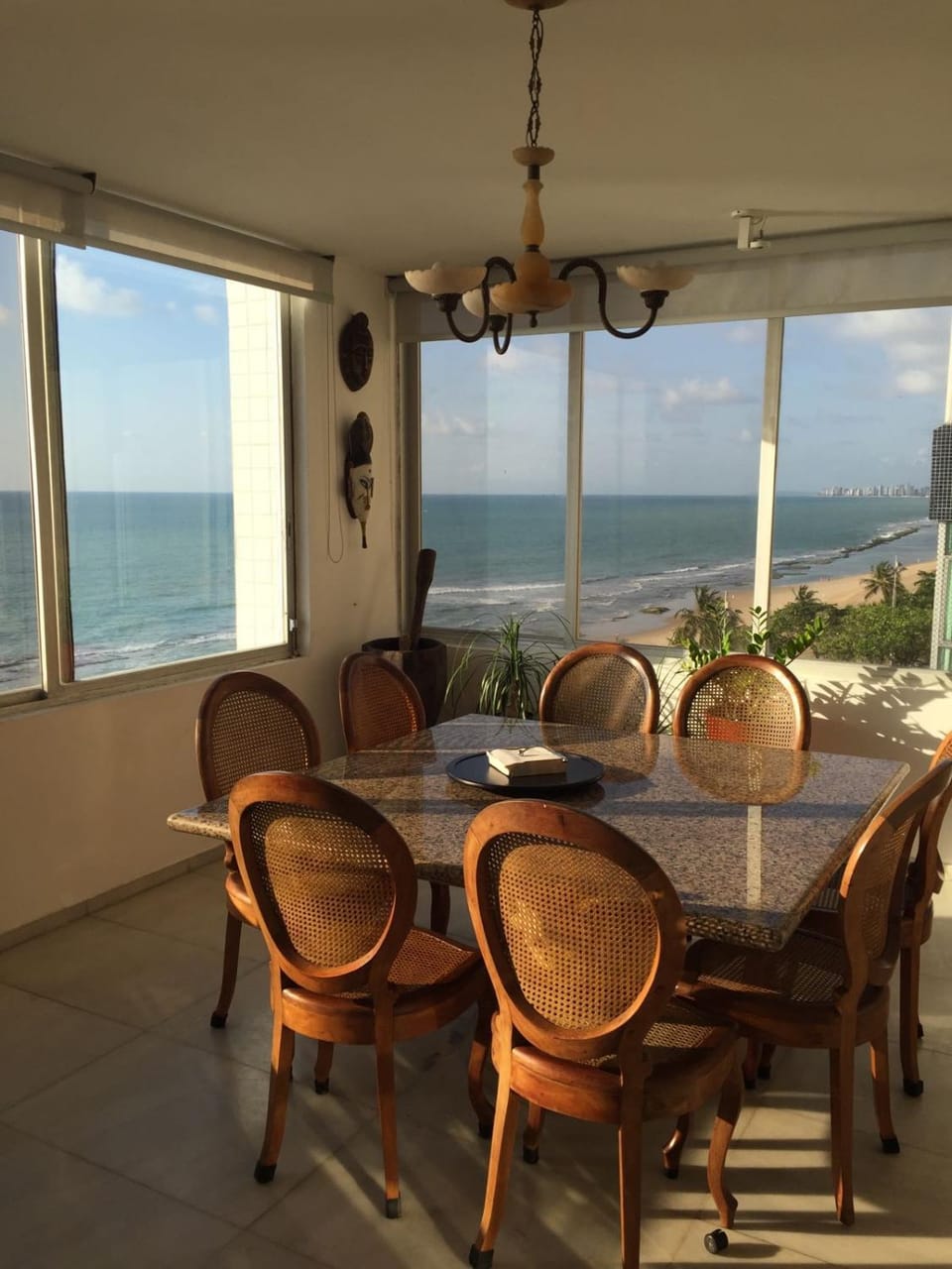 Photo of the whole room, Dining area