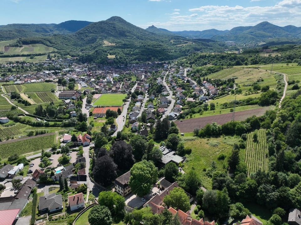 Natural landscape, Bird's eye view