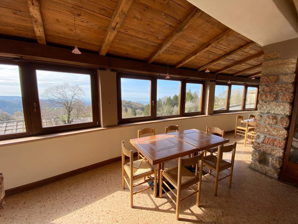 Natural landscape, View (from property/room), Dining area, Mountain view