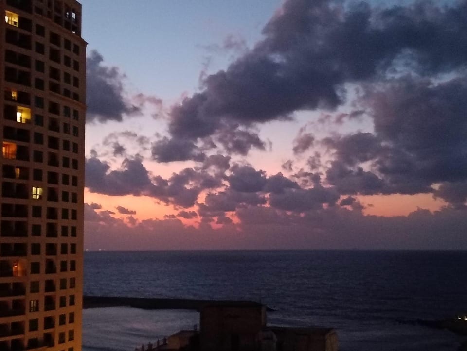 Sea view, Sunset