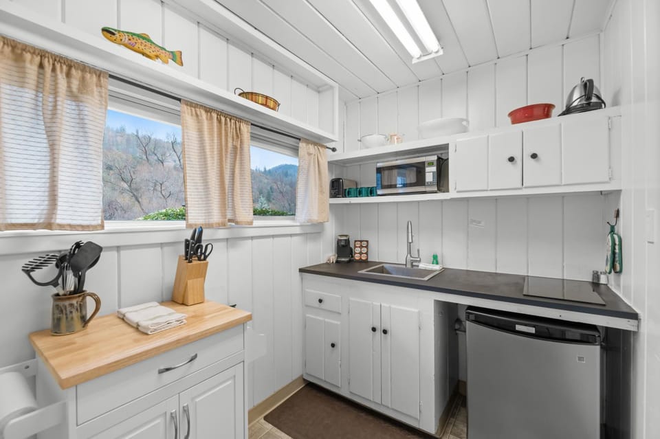 Kitchen or kitchenette, dishwasher, minibar, stove