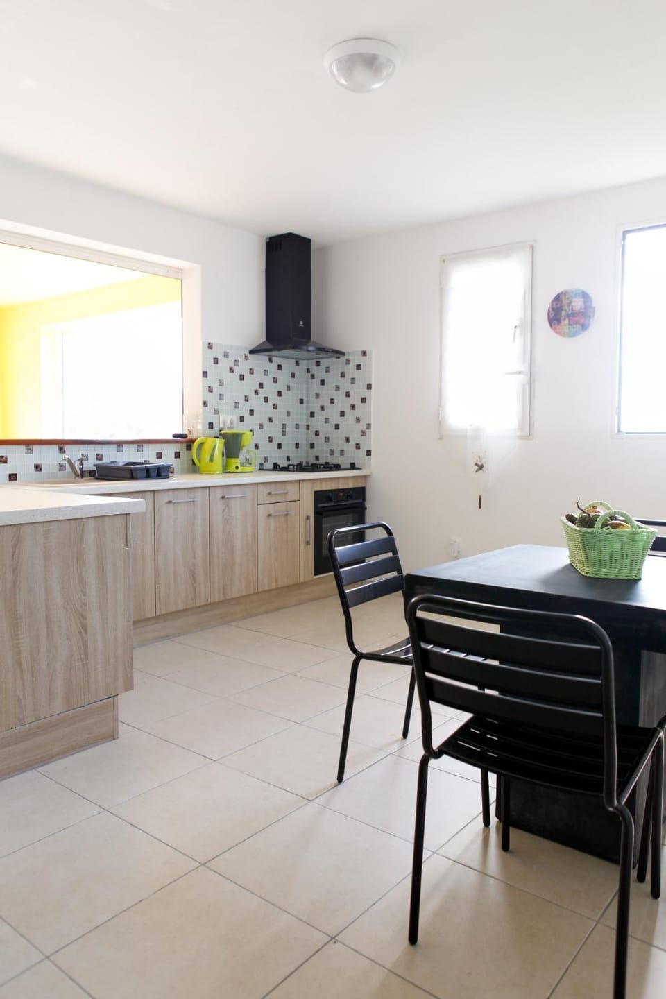 Kitchen or kitchenette, Living room, Dining area