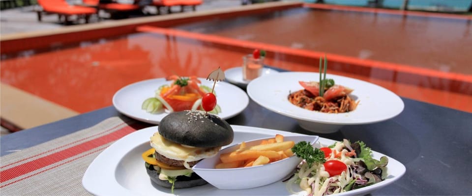 Food and drinks, Swimming pool