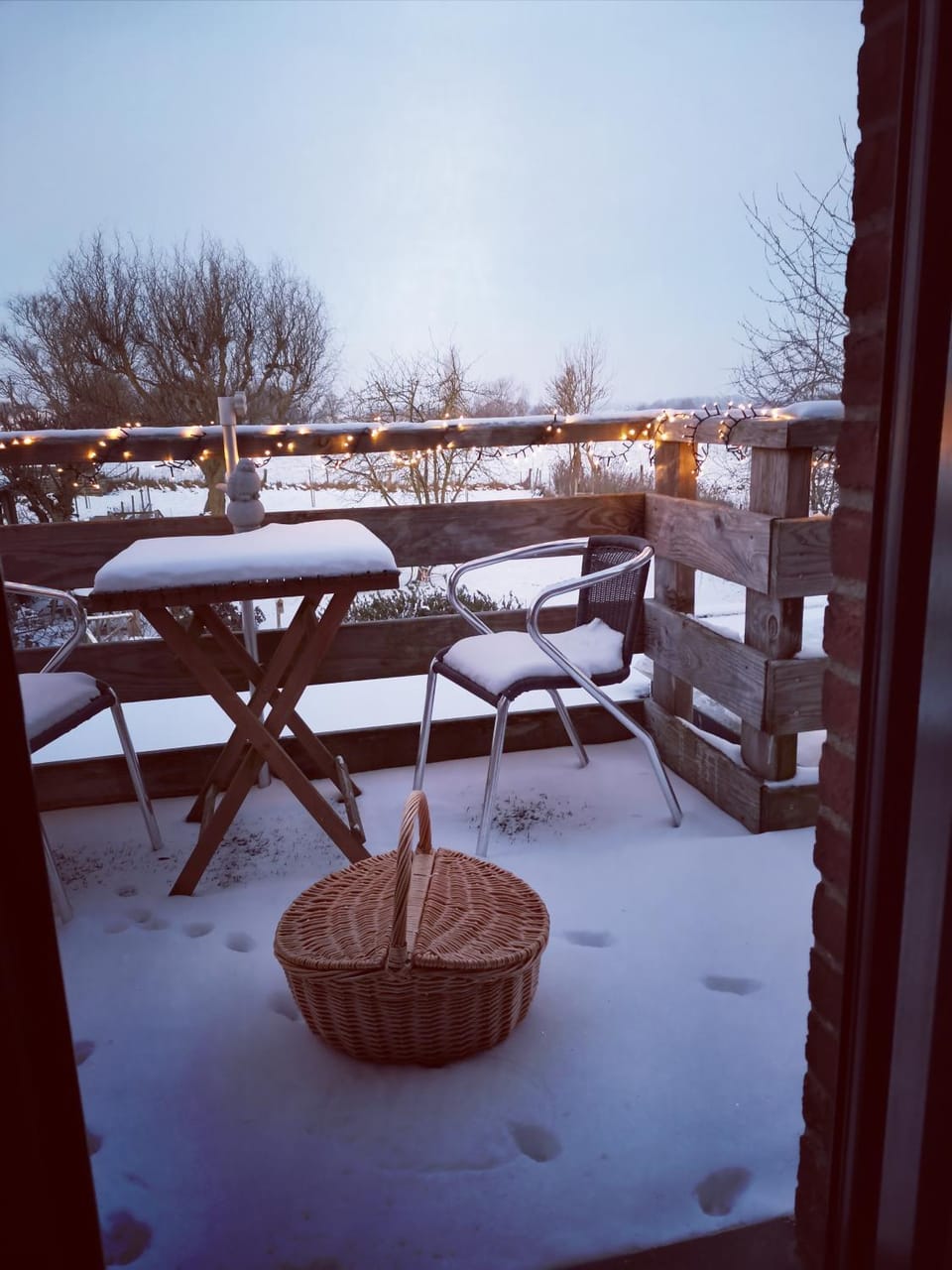 Winter, Balcony/Terrace, Breakfast, Breakfast
