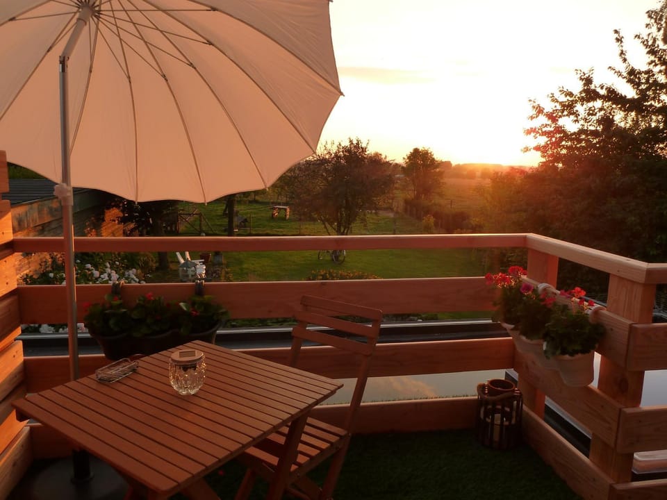 Balcony/Terrace, Balcony/Terrace, Garden view, Sunset