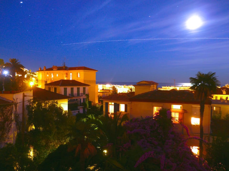 Night, Summer, On site, Garden view, Sea view