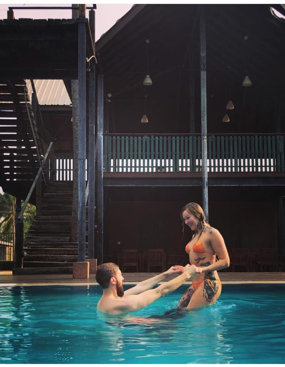 People, Swimming pool