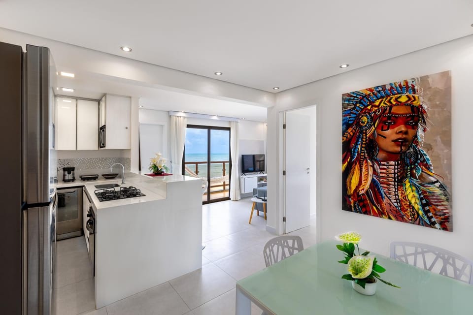 TV and multimedia, Balcony/Terrace, Kitchen or kitchenette, Living room, Dining area, Sea view