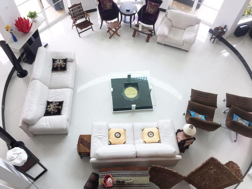 Communal lounge/ TV room, Bird's eye view, Living room, Seating area