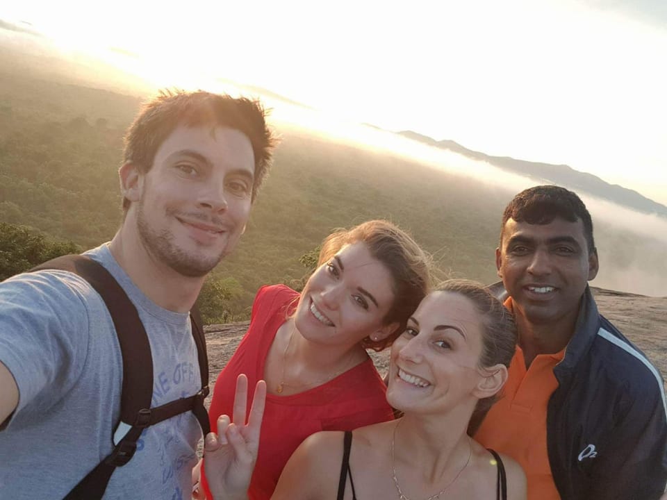 Day, Natural landscape, Mountain view, Sunset, group of guests
