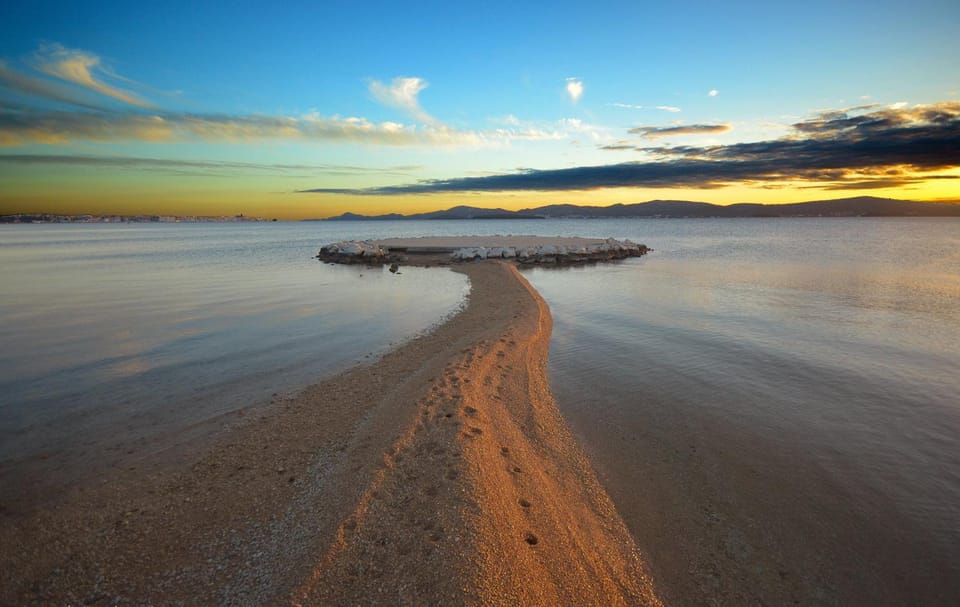 Natural landscape, Beach, Sunset