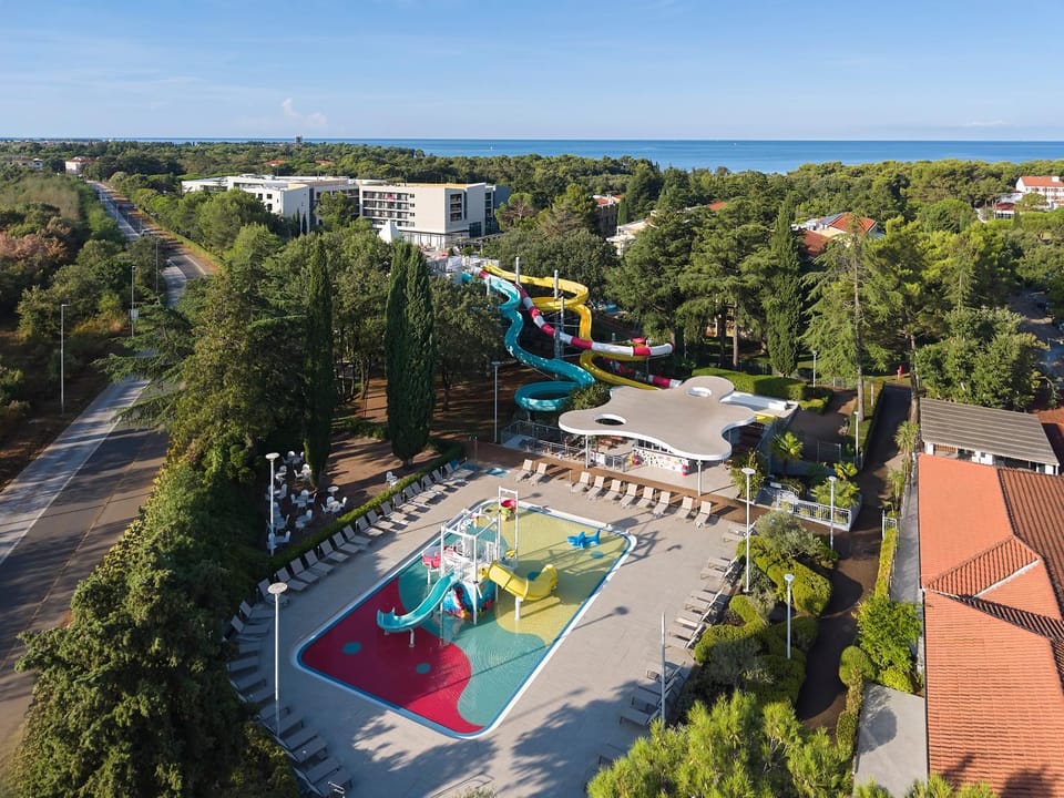 Property building, Aqua park, Swimming pool