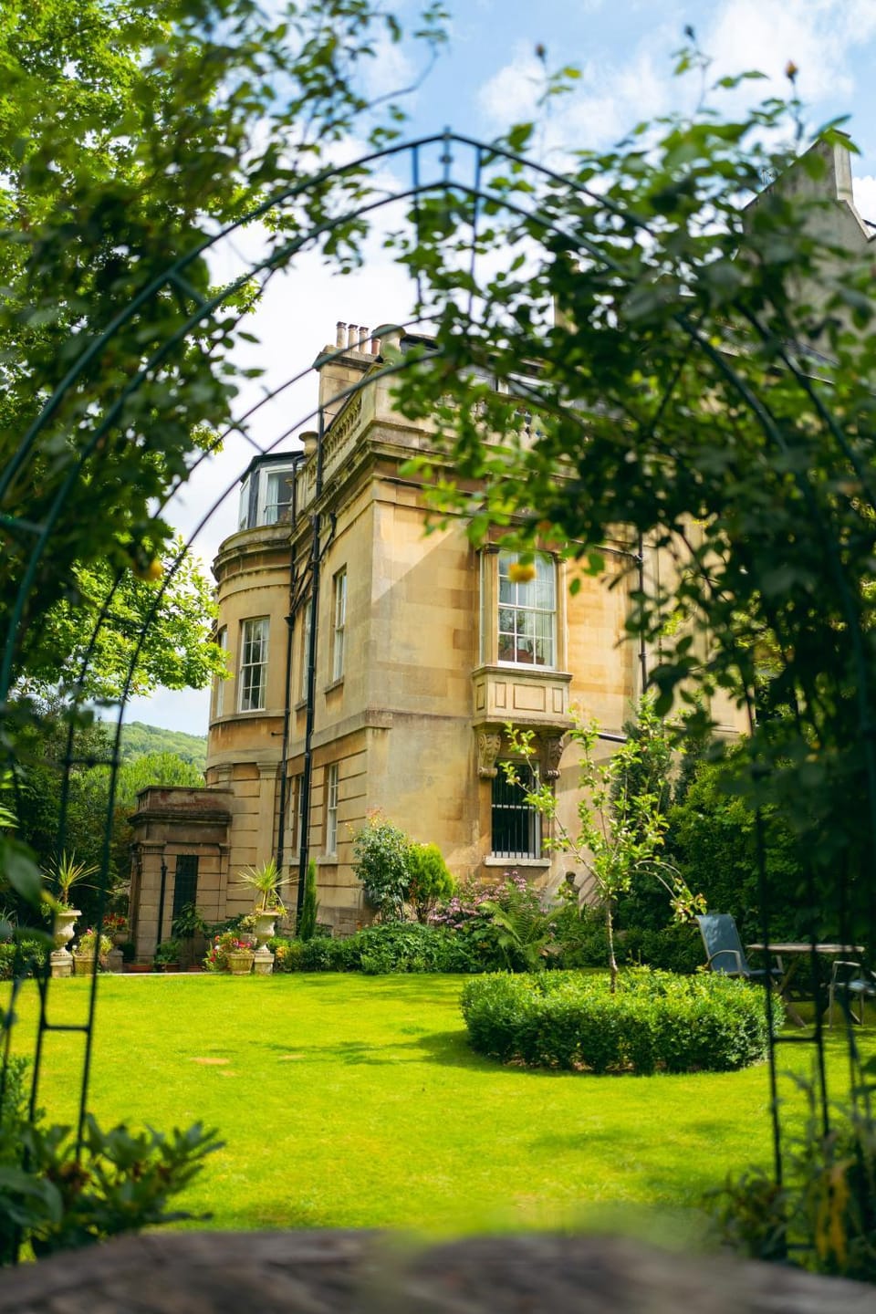 Property building, Garden