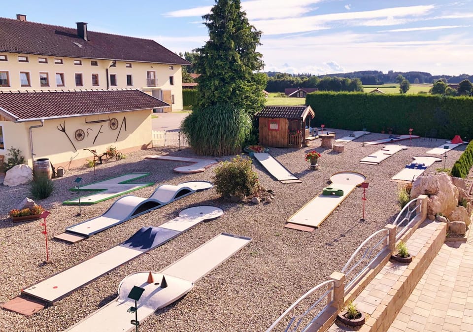 Property building, Natural landscape, Minigolf